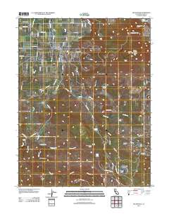 Kelseyville 2012 topographic map thumbnail