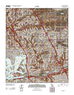 La Jolla 2012 topographic map thumbnail