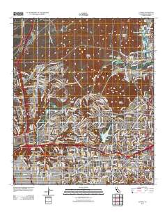 La Mesa 2012 topographic map thumbnail