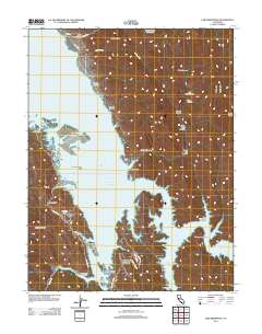 Lake Berryessa 2012 topographic map thumbnail