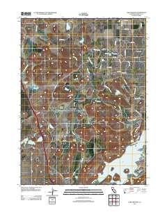 Lake Shastina 2012 topographic map thumbnail