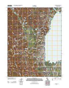 Lakeport 2012 topographic map thumbnail