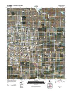 Merced 2012 topographic map thumbnail
