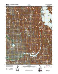 Merced Falls 2012 topographic map thumbnail