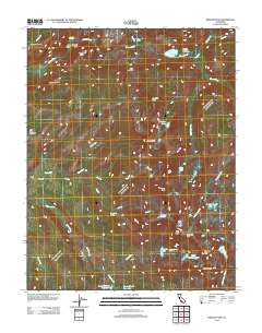 Merced Peak 2012 topographic map thumbnail