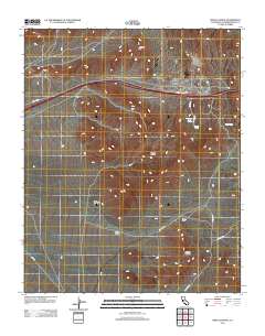 Mescal Range 2012 topographic map thumbnail