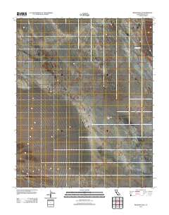 Mesquite Flat 2012 topographic map thumbnail
