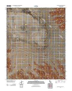 Mesquite Lake 2012 topographic map thumbnail