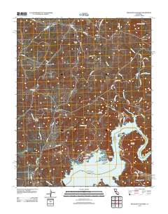 Millerton Lake West 2012 topographic map thumbnail