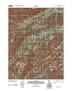 Mitchell Gulch 2012 topographic map thumbnail