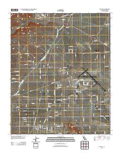 Mojave 2012 topographic map thumbnail