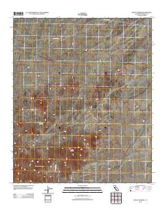 Mount Barrow 2012 topographic map thumbnail