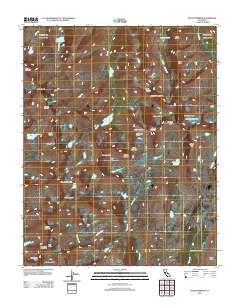 Mount Brewer 2012 topographic map thumbnail