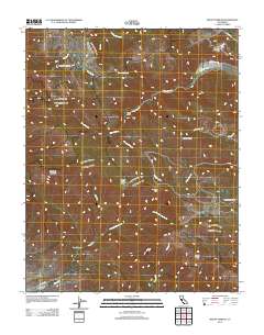 Mount Harlan 2012 topographic map thumbnail