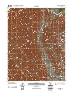 Mount Vaca 2012 topographic map thumbnail