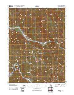 Myers Flat 2012 topographic map thumbnail