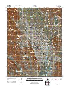 Napa 2012 topographic map thumbnail