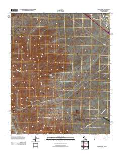 Needles SW 2012 topographic map thumbnail