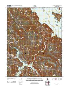 New Melones Dam 2012 topographic map thumbnail