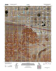 Newberry Springs 2012 topographic map thumbnail