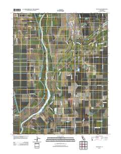 Nicolaus 2012 topographic map thumbnail