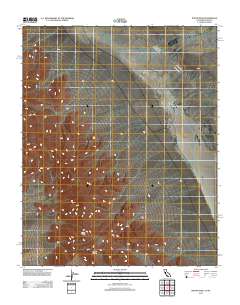 Nopah Peak 2012 topographic map thumbnail