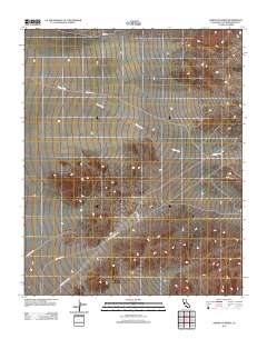 North of Baker 2012 topographic map thumbnail