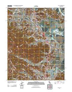 Novato 2012 topographic map thumbnail