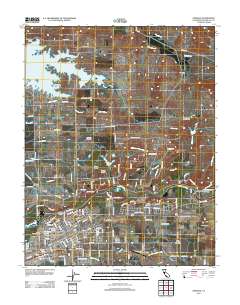 Oakdale 2012 topographic map thumbnail