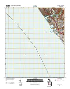 Oceanside 2012 topographic map thumbnail