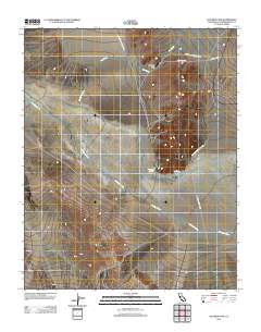 Old Ibex Pass 2012 topographic map thumbnail