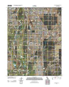 Olivehurst 2012 topographic map thumbnail