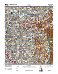 Orange 2012 topographic map thumbnail