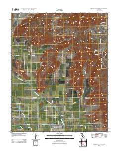 Orange Cove North 2012 topographic map thumbnail
