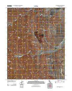 Orestimba Peak 2012 topographic map thumbnail
