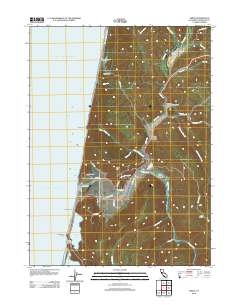 Orick 2012 topographic map thumbnail