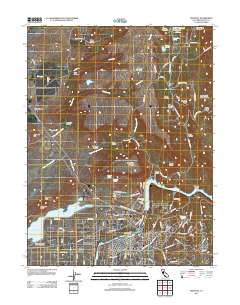 Oroville 2012 topographic map thumbnail