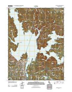 Oroville Dam 2012 topographic map thumbnail
