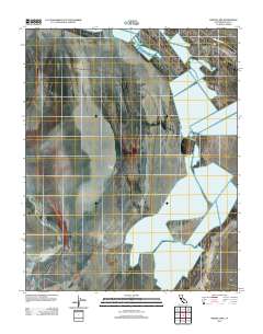 Owens Lake 2012 topographic map thumbnail