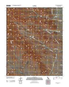 Owens Peak 2012 topographic map thumbnail