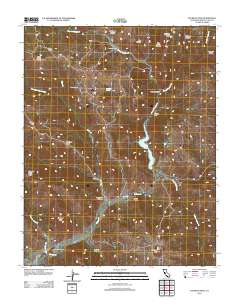 Pacheco Peak 2012 topographic map thumbnail