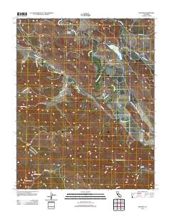 Paicines 2012 topographic map thumbnail