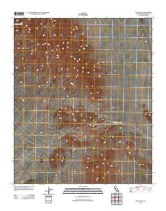 Palen Pass 2012 topographic map thumbnail