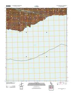 Santa Cruz Island C 2012 topographic map thumbnail