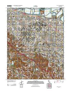 Palo Alto 2012 topographic map thumbnail