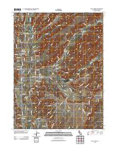 Palo Cedro 2012 topographic map thumbnail