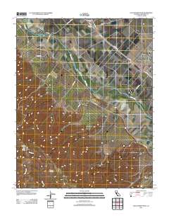 Palo Escrito Peak 2012 topographic map thumbnail