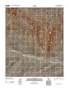 Palo Verde Peak 2012 topographic map thumbnail