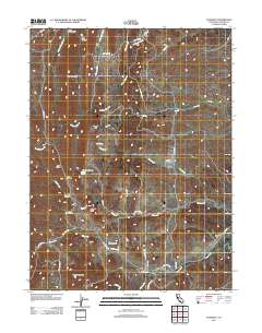 Paskenta 2012 topographic map thumbnail