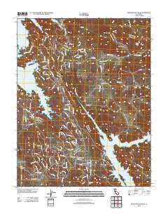 Penon Blanco Peak 2012 topographic map thumbnail